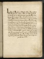 Libro de' Renditori al Beneficio della Ss. Vergine Assunta eretto nella Chiesa di S. Andrea in Pelleria dal Nobil Sig.re Bartolomeo Vannulli, come costa dal suo Testamento rogato dal pubblico Notaro Vincenzo Cellio à 9 agosto 1619, e dal medesimo Te