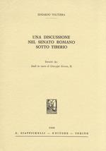 Una discussione nel senato romano sotto Tiberio