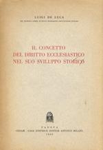 Il concetto del diritto ecclesiastico nel suo sviluppo storico