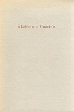 «Labeo» a Guarino