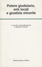 Potere giudiziario, enti locali e giustizia minorile