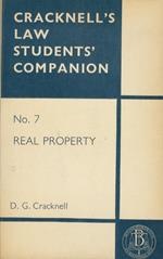 Cracknell's Law Students' Companion. N. 7: Real Property