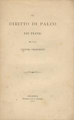 Del diritto di palco nei teatri