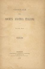 GIORNALE della Società Asiatica Italiana. Volume nono. 1895-96