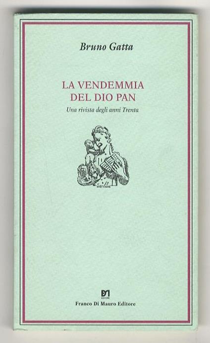 La vendemmia del dio Pan - Bruno Gatta - copertina