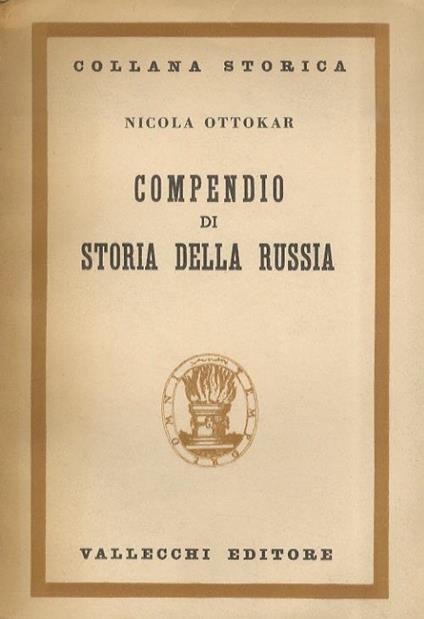 Compendio di storia della Russia - Nicola Ottokar - copertina