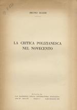 La critica polizianesca nel Novecento. Estratto da 