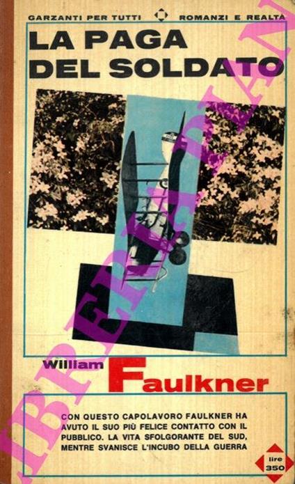 La paga del soldato - William Faulkner - copertina