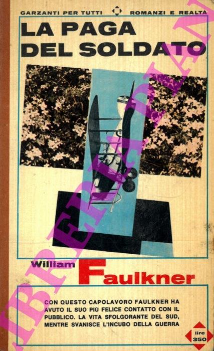 La paga del soldato - William Faulkner - copertina