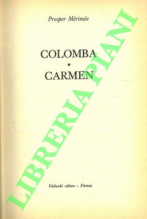 Colomba. Carmen - Prosper Mérimée - copertina