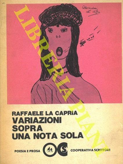 Variazioni sopra una nota sola - Raffaele La Capria - copertina