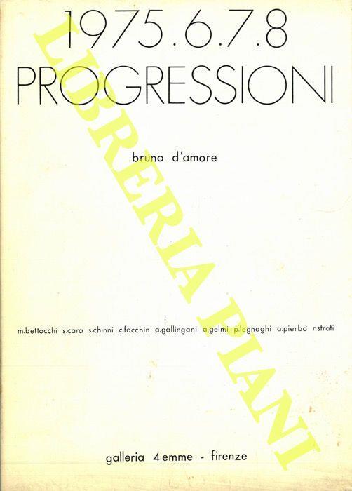 1975.6.7.8 Progressioni - Bruno D’Amore - copertina