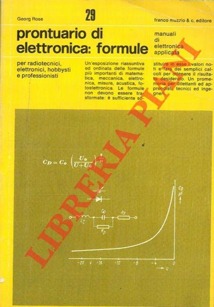 Prontuario di elettronica: formule - George Rose - copertina