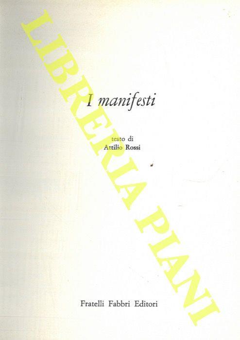 I manifesti - Attilio Rossi - copertina