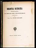 Biblioteca Matematica italiana dalle origini della stampa ai primi anni del secolo XIX