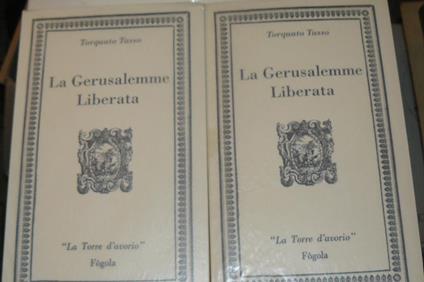 La Gerusalemme Liberata. Secondo la stampa di Genova del 1950. Con le figure di Bernardo Castello. A cura di Marzio Pieri. Due volumi. Prima edizione - Torquato Tasso - copertina