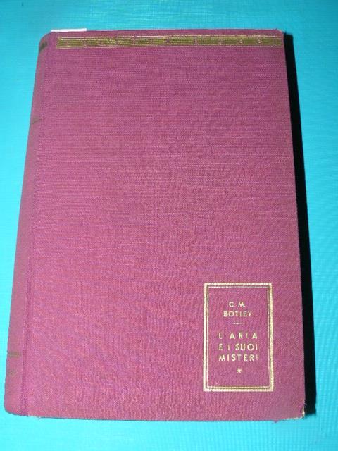 L' aria e i suoi misteri. Con un capitolo aggiuntivo del Dott. Giuseppe Fachini. Traduzione di Antonio Campa. Prima edizione - Cicely Mary Botley - copertina