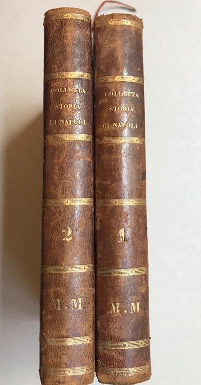 Storia del Reame di Napoli dal 1734 al 1825. Con una notizia intorno alla vita dell`Autore scritta da Gino Capponi - Pietro Colletta - copertina