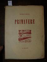 Primavere. Poesie Piemonteise 1929. 1934. Nicola Alfreco