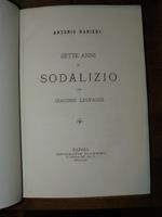 Sette Anni Di Sodalizio Con Giacomo Leopardi