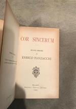 Cor Sincerum. Nuove liriche