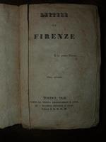 Lettere su Firenze-