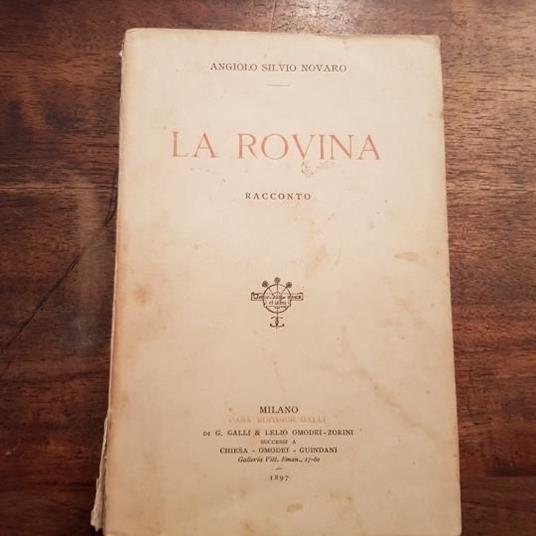 La Rovina - Angiolo Silvio Novaro - copertina