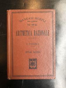 Aritmetica razionale. Settima edizione - Francesco Panizza - copertina