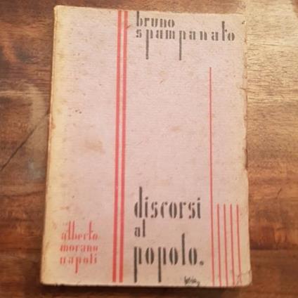 Discorsi al popolo - Bruno Spampanato - copertina