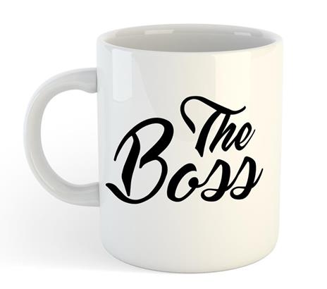 Set 2 Tazze Mug In Ceramica The Boss E The Real Boss - 2