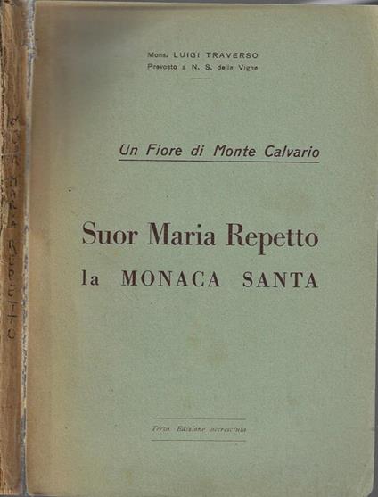 Un fiore di Monte Calvario - Luigi Traverso - copertina