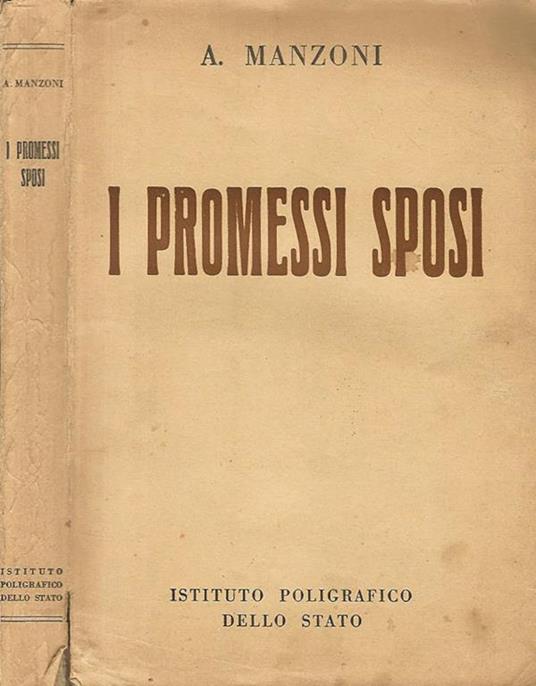 I promessi sposi - Alessandro Manzoni - copertina