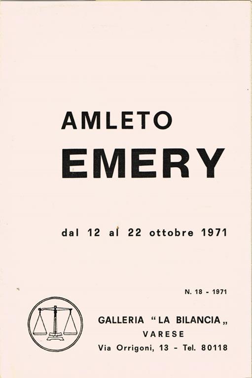 Amleto Emery - Enotrio Mastrolonardo - copertina