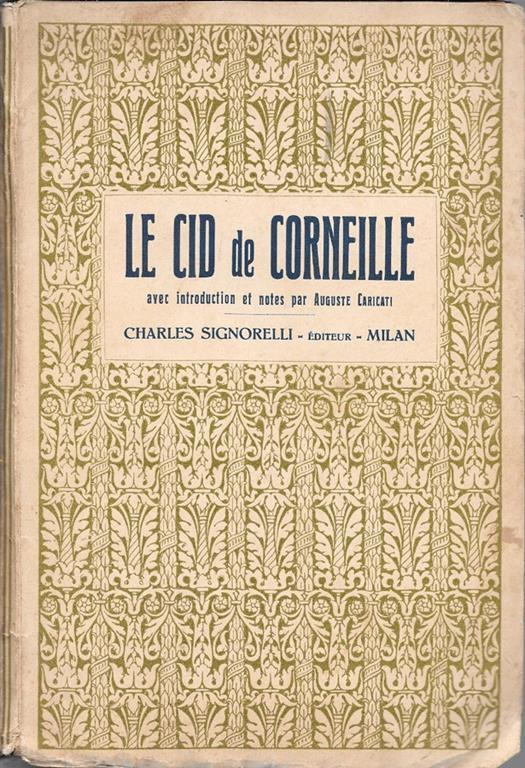 Le Cid - Pierre Corneille - copertina