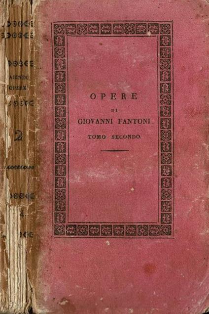 Opere di Giovanni Fantoni - Giovanni Fantoni - copertina