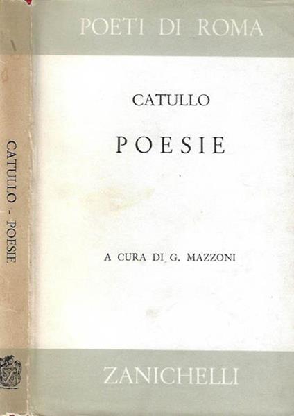 Poesie - G. Valerio Catullo - copertina