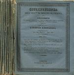 Giurisprudenza dell'Ecc.mo R.Senato di Genova ossia collezione delle sentenze pronunciate dal R.Senato di Genova. Vol.VII fasc.I, III, IV, V, VII, VIII, X, XI anno 1844 serie terza