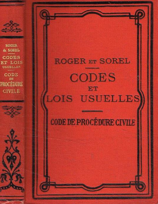 Codes et lois usuelles. Code de procedure civile - copertina