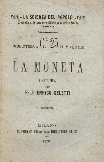 La moneta - copertina