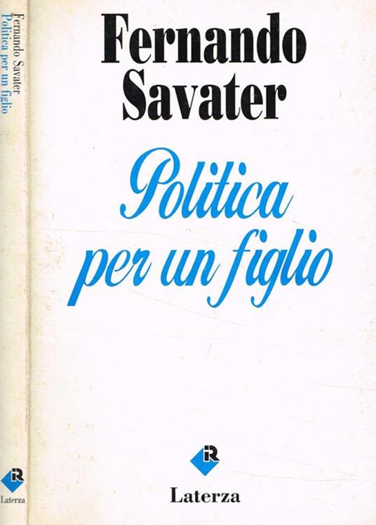 Politica per un figlio - Fernando Savater - copertina