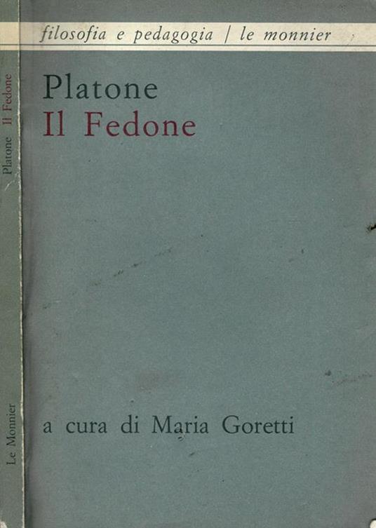 Il Fedone - Platone - copertina