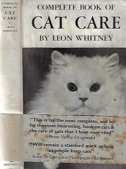 The Complete Book of Cat Care - Leon F. Whitney - copertina