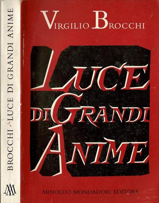 Luce di grandi anime - Virgilio Brocchi - copertina