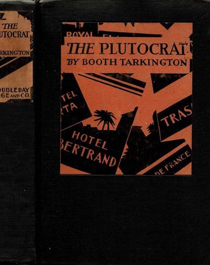 The Plutocrat - Booth Tarkington - copertina