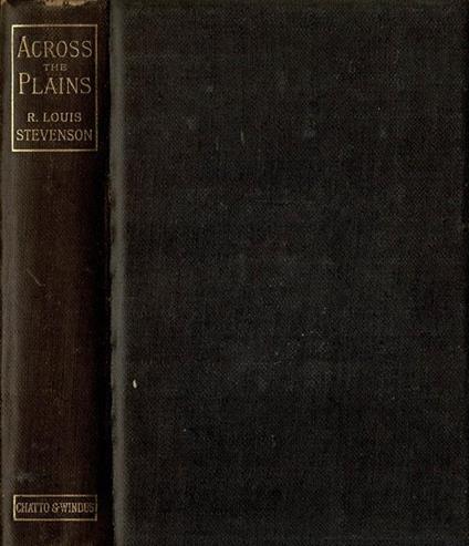 Across the plains - Robert Louis Stevenson - copertina