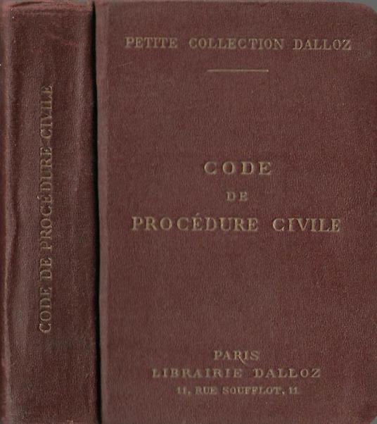 Code de procédure civile - Henry Bordeaux - copertina