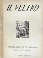 Il Veltro-Rivista della civiltà italiana Anno 1963 n. 1