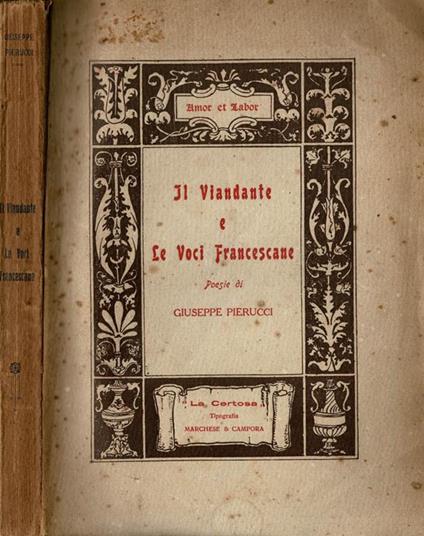 Il Viandante e Le Voci Francescane - Giuseppe Pierucci - copertina