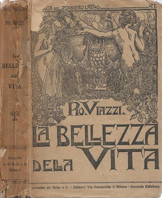 La bellezza della vita - Pio Viazzi - copertina