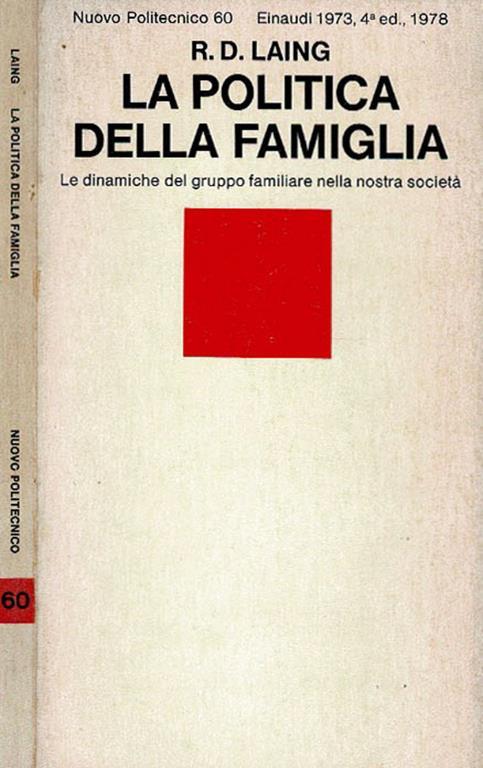 La politica della famiglia - Ronald D. Laing - copertina